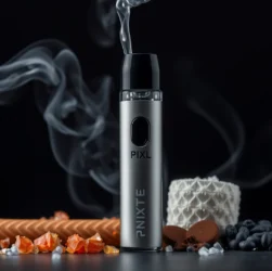 Image showcasing a range of nic salts e-liquids and disposable vapes, highlighting their smoothness and flavor variety in the vaping market.